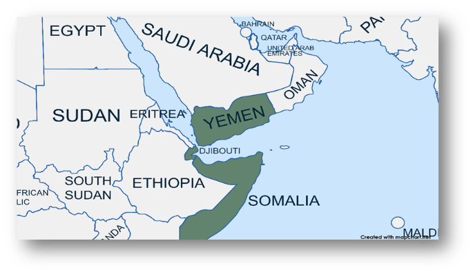 Geographical border of the study area