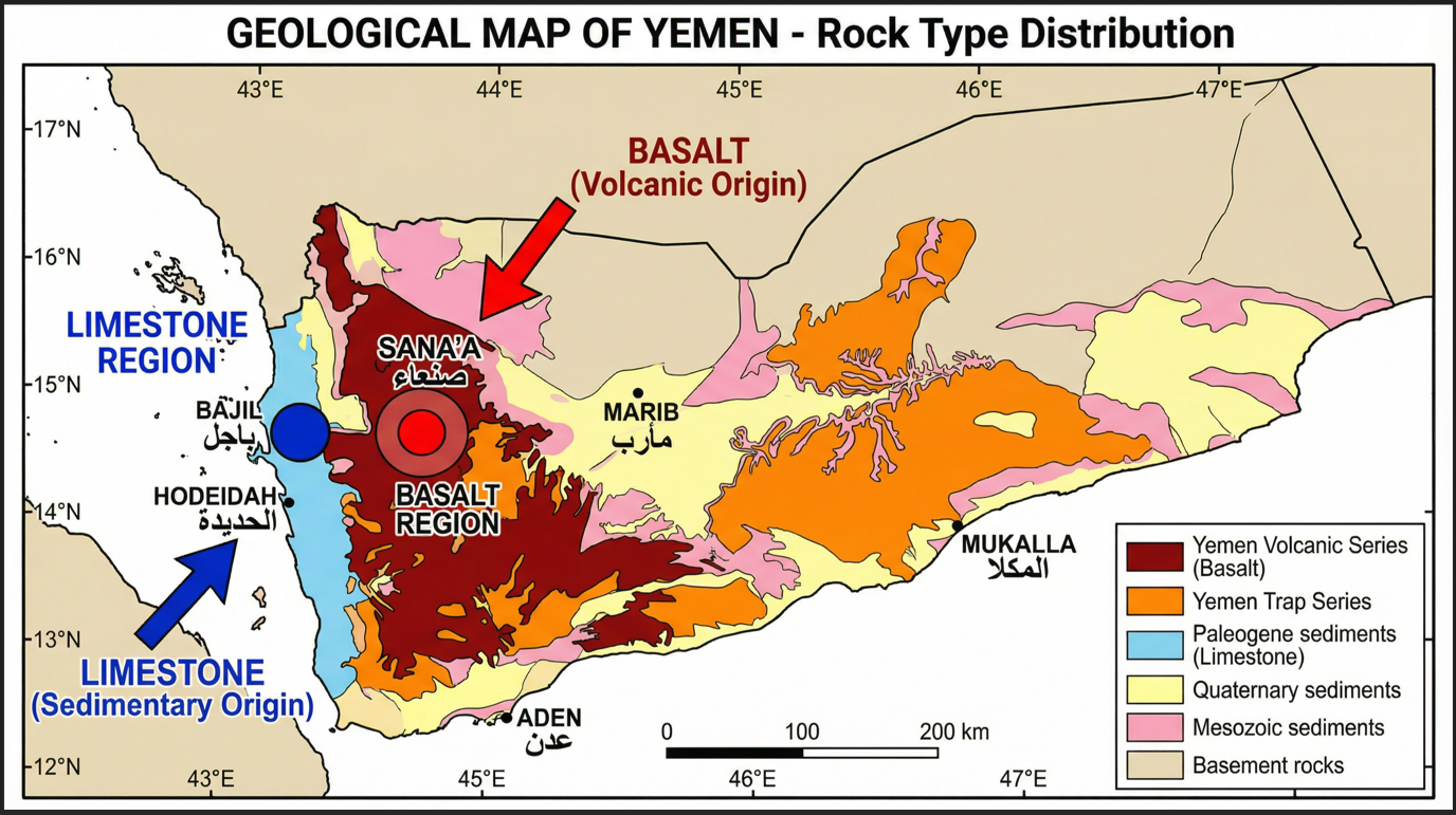 Geological Map of Yemen